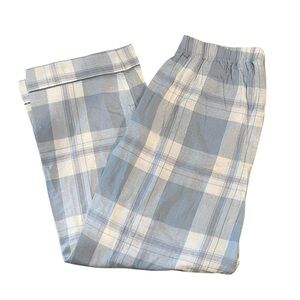 Women’s Primark Blue and White Plaid pajama Pants